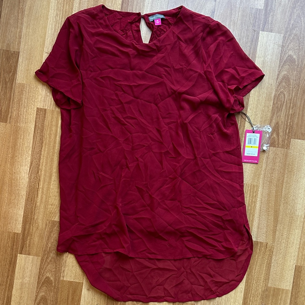 Vince Camuto Rich Burgundy Blouse